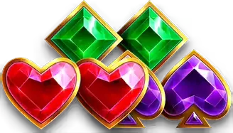 Club and diamond card suit symbols