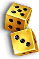 Dice symbol paying out in the base game
