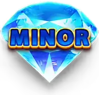 Minor Jackpot symbol shown on the reels during a re-spin round